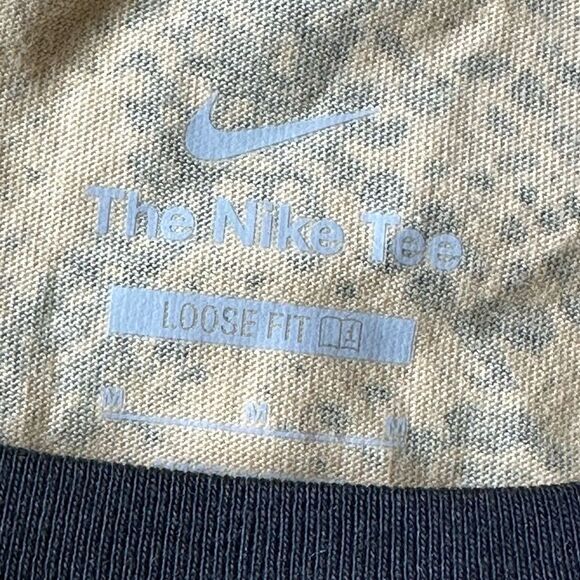 Nike Air Fly T-shirt Short Sleeve Loose Yellow & Black Snake Print Size … - Picture 3 of 9